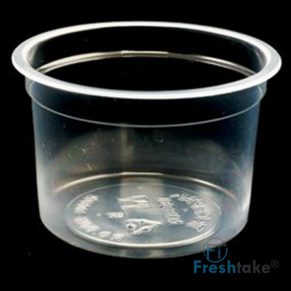 100ML CLEAR SAUCE CUP PLUS LID