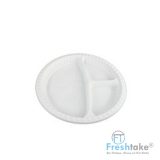 PLATE WHITE "11" INCH 3 PORTION