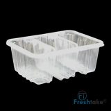 6X7 CLEAR CONTAINER 3 PART WITH LID