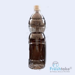 PET 1L WATER BOTTLE CLEAR WITH LID