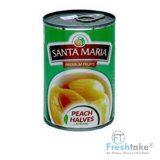 SANTA MARIA PEACH HALVES IN SYRUB 410GM