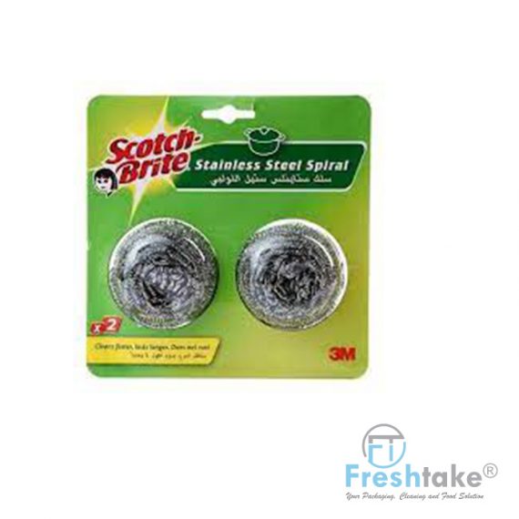 SCOTCH BRITE STAINLESS STEEL SPIRAL 2S