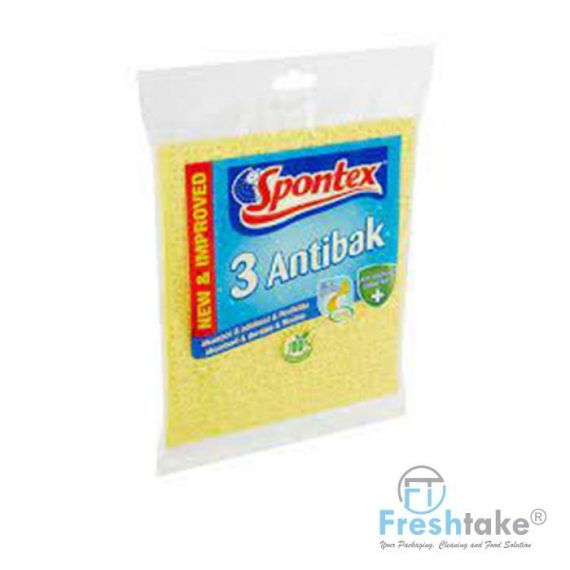 SPONTEX CLOTH 3PCS