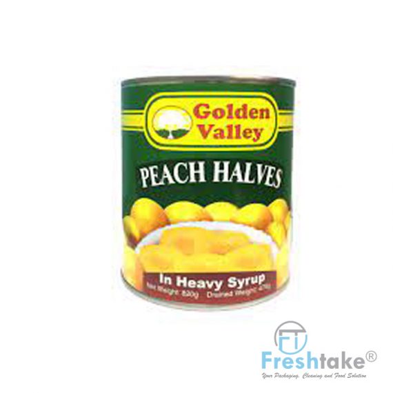 VGG YELLOW PEACH HALVES 820G